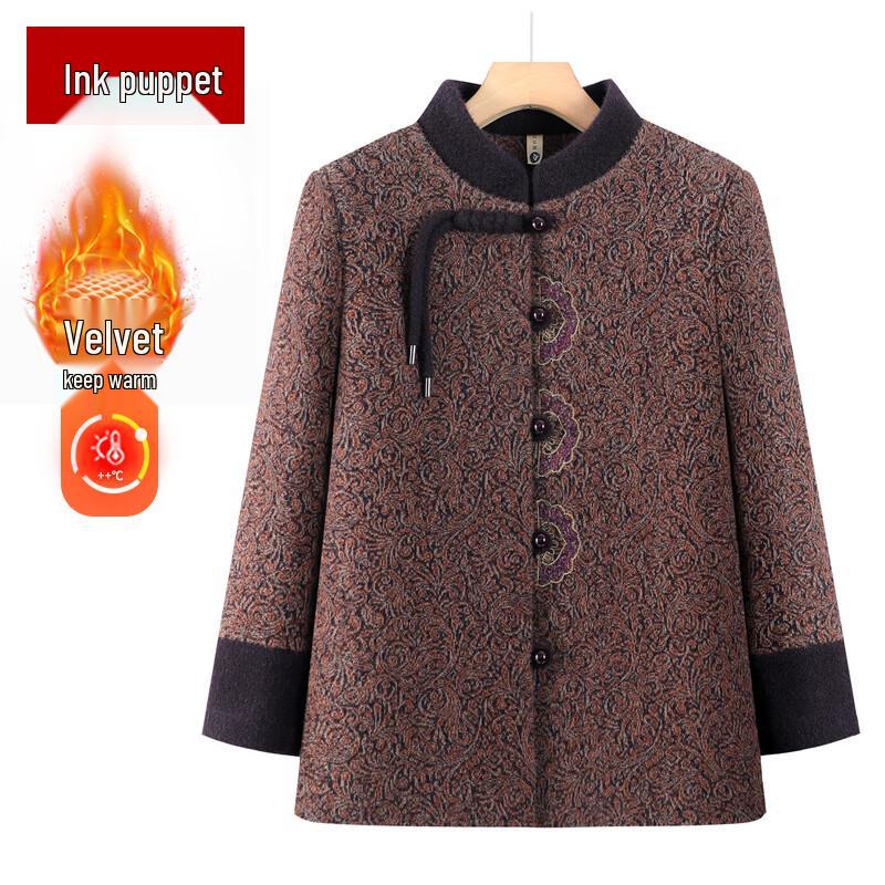 

Elderly Women s Casual Autumn/Winter Jacket 4XL