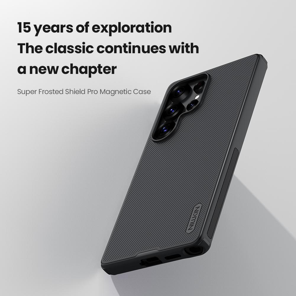 NILLKIN Για Samsung Galaxy S25 Ultra Θήκη Τηλεφώνου Super Frosted Shield Pro Μαγνητικό Πίσω Κάλυμμα