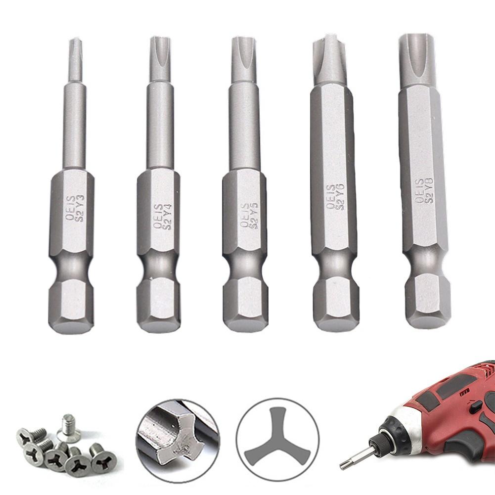 

Screwdriver Bits Y Shaped Replacement (6.35mm Hex) Y8