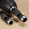 Leather Hole Punch 1/4inch Handle Extended Hex Shank Drill Carbon Steel Hollow Punch for Fabric and Leather Working