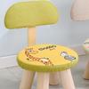 YouShu Solid Wood Small Stool with Backrest