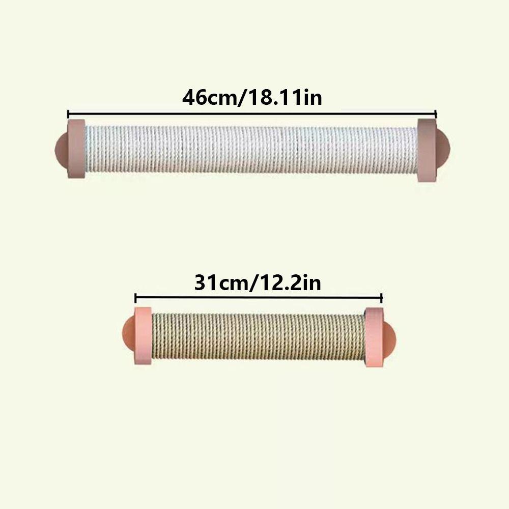 Cage Mounted Cat Scratching Post Replaceable Rotatable Cage Mounted Scratching Pole Multifunctional Easy To Install