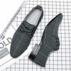 2025 Men's Pointed Casual Canvas Dress Business Shoes Summer Breathable Korean Version Trend Versatile Men's Shoes