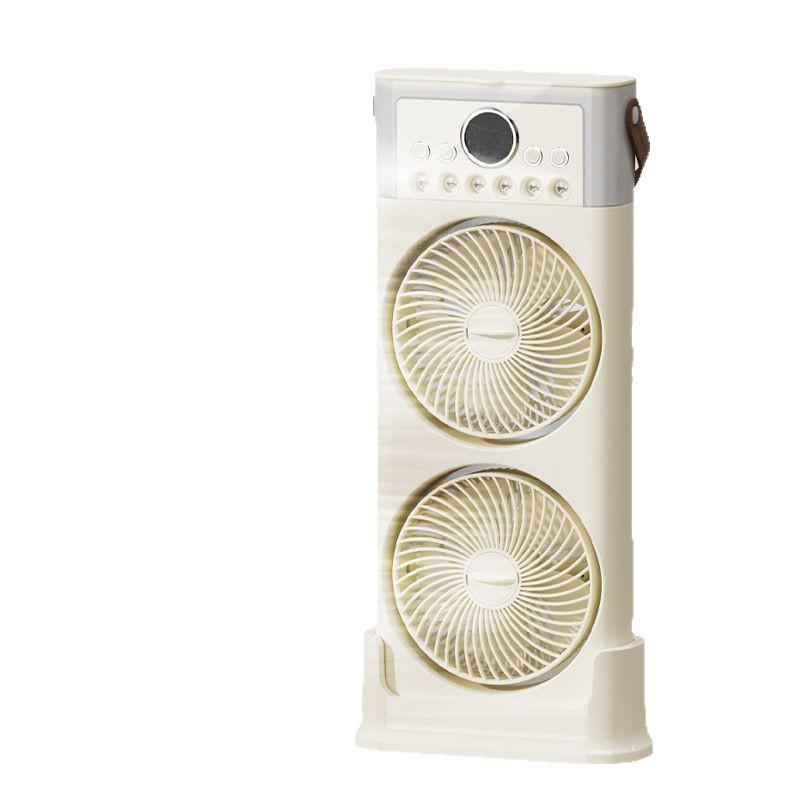 Six/Five-hole Desktop Cold Air Fan & Humidifier with Remote Control for Office/Dorm.