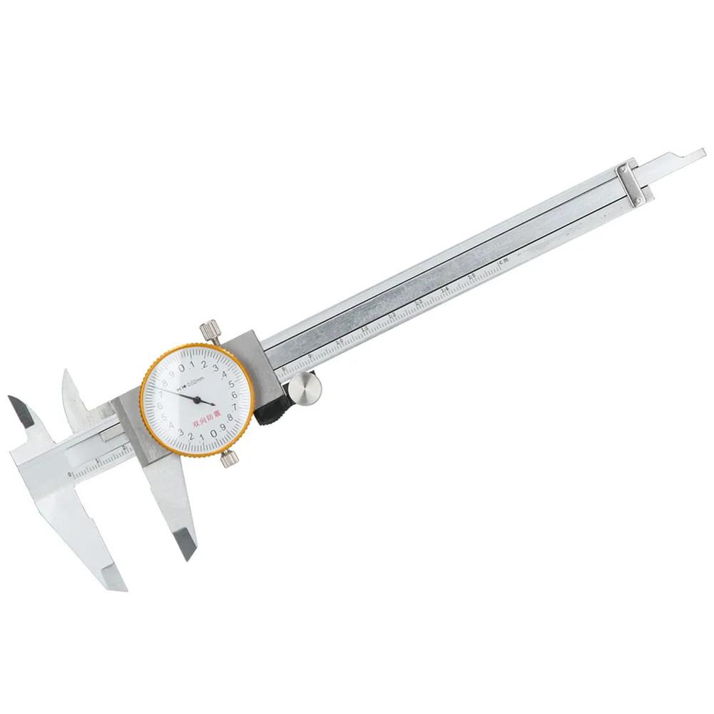 1pc 0-150mm Industry Stainless Steel Vernier Caliper Shock Proof For Dial Vernier Caliper Metric Measuring Tool For Home DIY