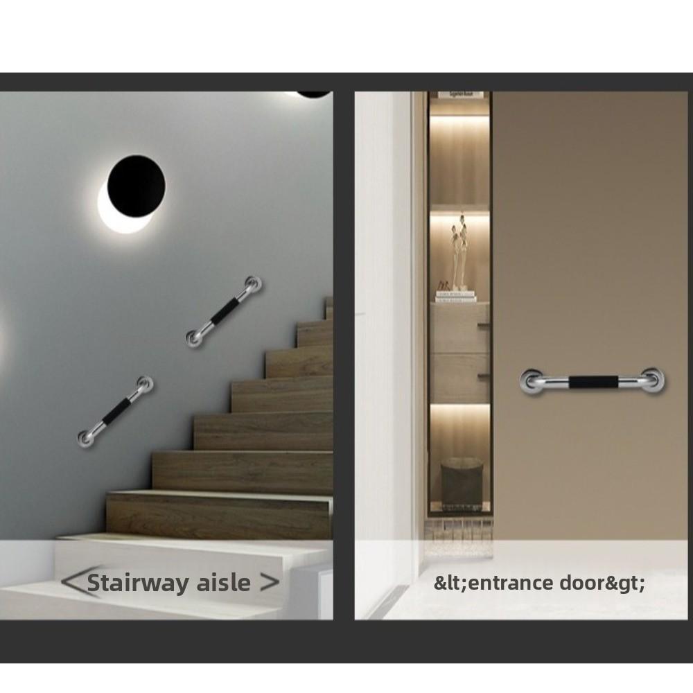 Anti Slip Shower Handle Stainless Steel Towel Bar Bathroom Balance Bars Barrier-free Bathroom