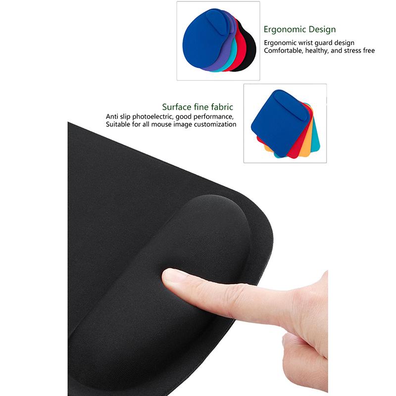 1 Stk. Farbe Maus PC Tragbar Verdickt Büro Handgelenkstütze Bequemes Mauspad