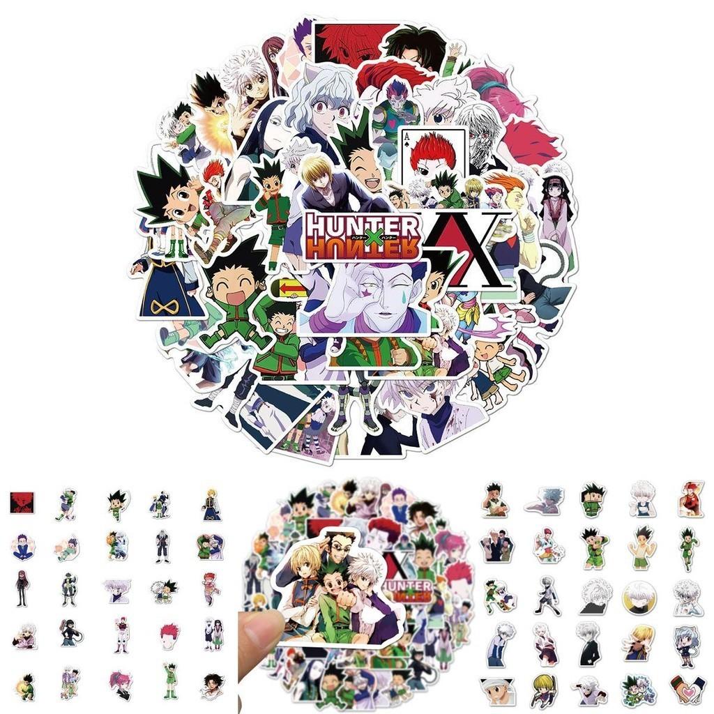Vibrant 50pcs Hunter X Hunter Anime Stickers For Laptops And Skateboards