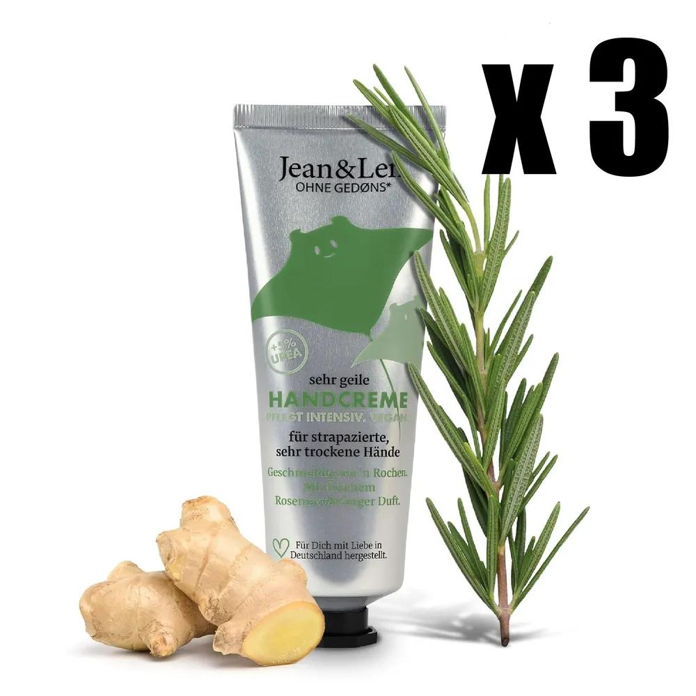 Jean & Len Jean&Len Крем для рук Розмарин и Имбирь 75 мл x 3