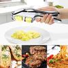 2 In 1 Garlic Crusher Slicer Stainless Steel Garlic Masher Squeezer Manual Press Multifunction Grinding Tool Kitchen Accessories