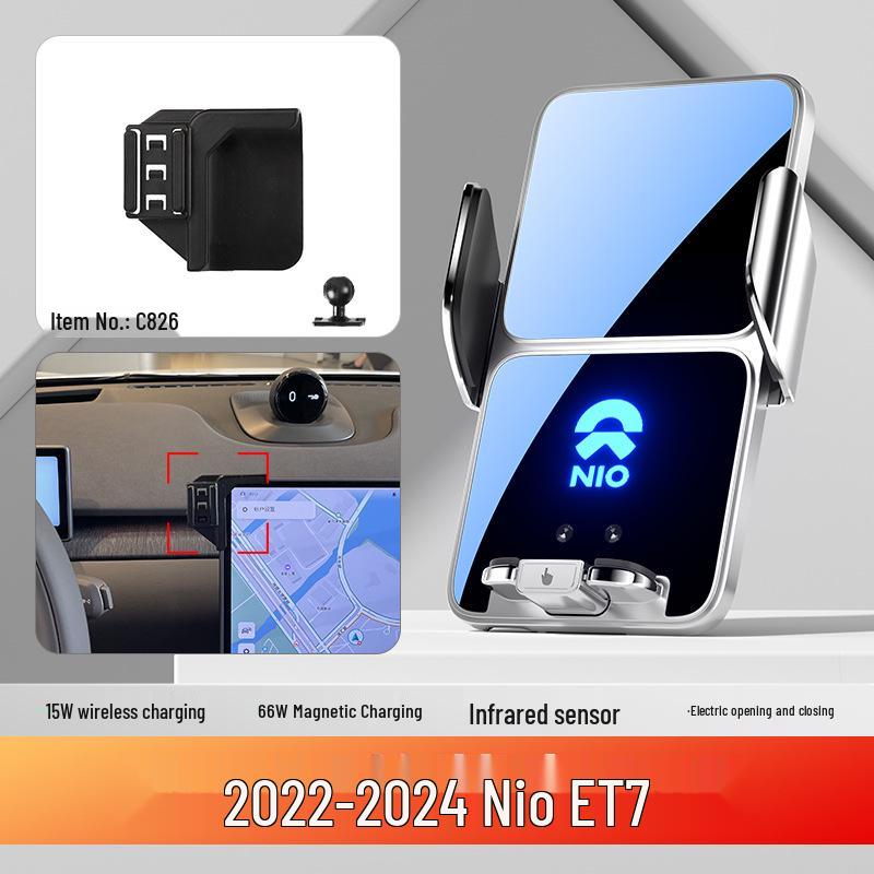 NIO EC6/ES6/ES8 Phone Holder: Car-Mounted Navigation Base for 18-22 Models