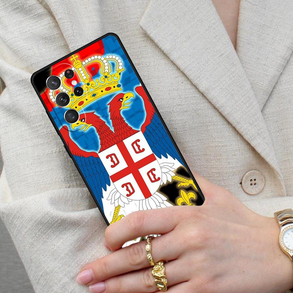 Serbia Flag SOFT Cell Phone Case for Samsung Galaxy S26 Ultra S25 S24 S23 S22 S21 S20 Note10 Cover