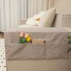 Sofa Handrail Cover Cloth Widened Imitation Linen Dust Towel Cover Pad Universal for Summer Non-Slip Towel
