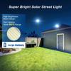 Solar Street Lights Outdoor, Wide Angle, Motion Sensor, Dusk to Dawn, Waterproof IP66, 4 Packs