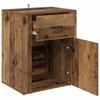 Nightstand with Drawers Rustic Wood Look 35 x 50 x 60 cm Engineered Wood