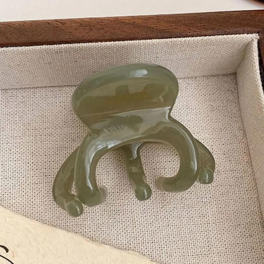 Trendy French Hair Claw Clips Acetate Retro High Ponytail Holders Elegant Crab Shark Clip for Women Girls