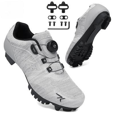 Cycling Shoes Men Breathable MTB Cleat Shoes Self-Locking Racing Road Bike SPD Shoes Lightweight Bicycle Sneakers Large Size 49