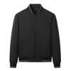 Men's Spring & Autumn Loose Solid Color Jackets - Middle-Aged Dad Business Casual Fashion