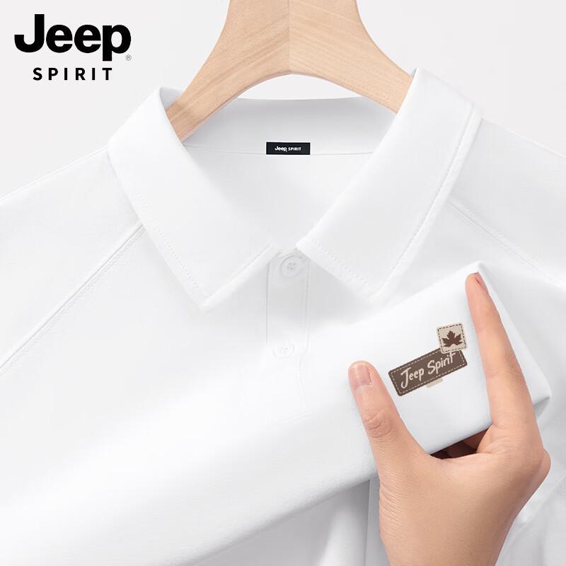 JEEP SPIRIT Men s Summer Casual Business Quick-Dry Polo T-Shirt XL