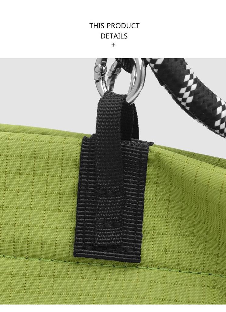 Wasserabweisende Nylon-Tragetasche: Einfarbig, Ein-Schulter-Tragetasche, Große Kapazität, Für Pendler & als Wickeltasche mit mehreren Fächern