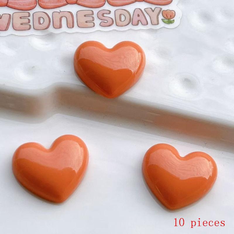 10Pcs Decorative Magnets Heart-Shaped Plastic Refrigerator Magnets For Kitchen Office Whiteboard Storage Cabinet & Dishwasher