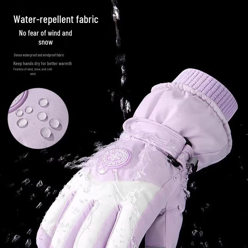 Ankelai Unisex Winter Waterproof Touchscreen Ski & Cycling Gloves