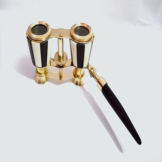 Solid Brass Finish Monocular Nautical Binocular Telescope Mother of Pearl Item Home, Office Decor Gift Item