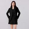 Women's Double-Breasted Loose Fit Professional Suit Set