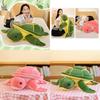 Cuddly Pink Turtle Stuffed Plush Toy Crystal Soft Sea Turtle Pillow For Children