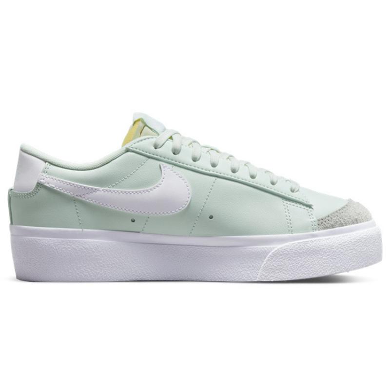 Nike Blazer Low Platform 'Barely Green' Women's Sneakers Skateboard Shoes DJ0292-300