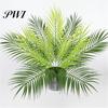 1 bouquet di plastica artificiale, ferro, foglia, pianta verde, parete, casa, ufficio, negozio, arredamento