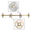 32" ATV Quad Go Kart Rear Live Axle Kit Sprocket Brake Wheel Hub Brake Assembly