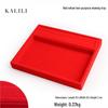 PU Leather Double-Sided Jewelry Tray for Necklaces & Rings - Small Display for Accessories or Jade Ware
