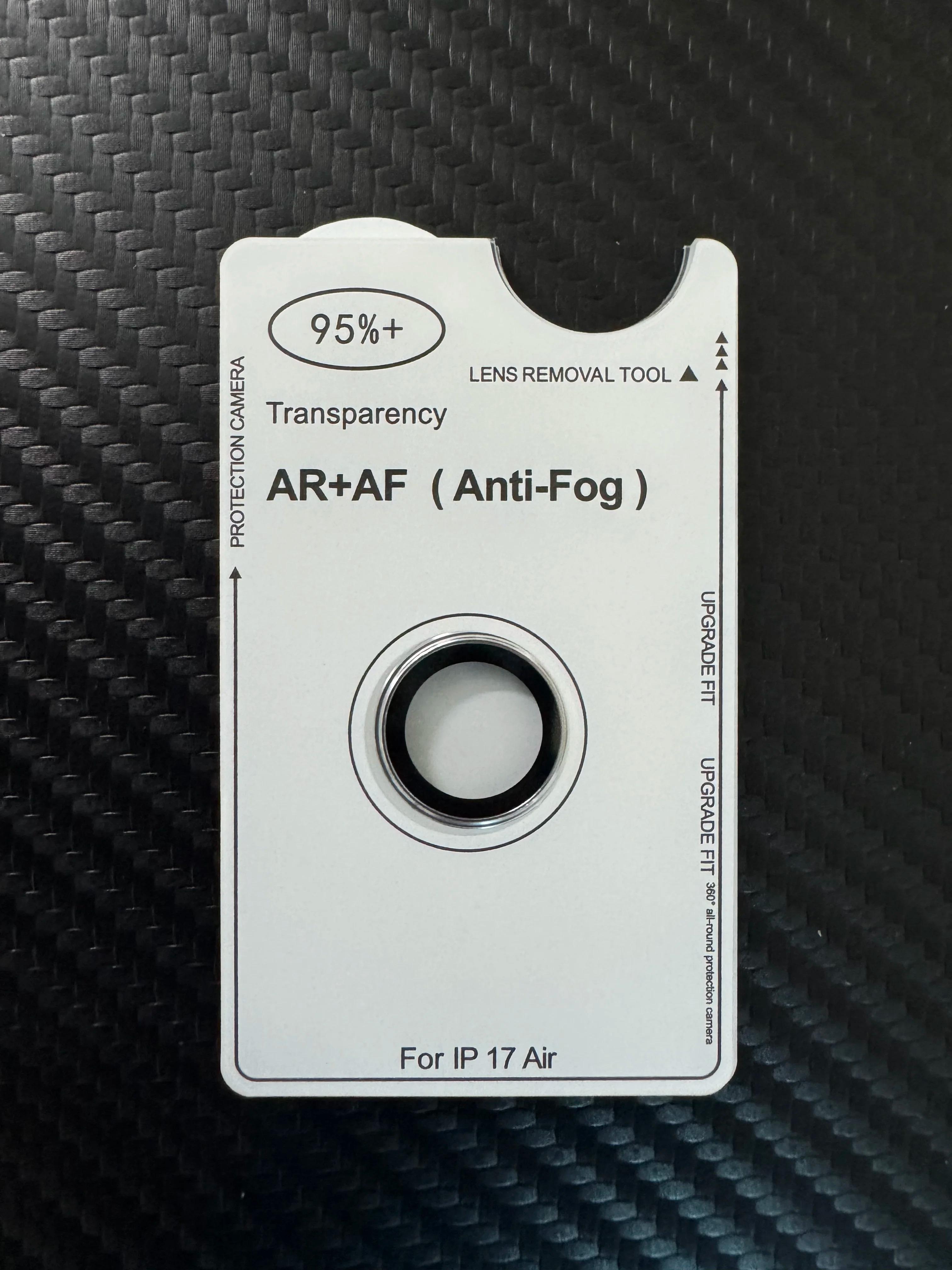 

For iPhone Air Original AR AF Anti-Fog Tempered Glass Camera Protector Film Black Silver Grey Golden For iPhone Air серебряный