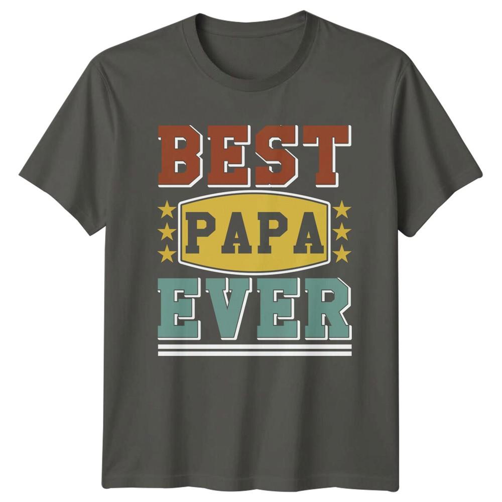 Best Papa Ever TShirt Fathers Day Gift Unisexs Unisexs Graphic Tee S