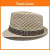 Woven Vintage Straw Hat Sun Protection Cap For Summer Beach And Wear Outdoor