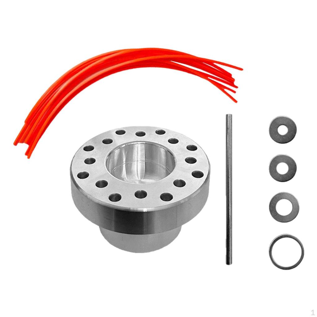 Gressklipperhode-tilbehør, Erstatningsdeler i aluminium for ugressbørste, Tråd for plen