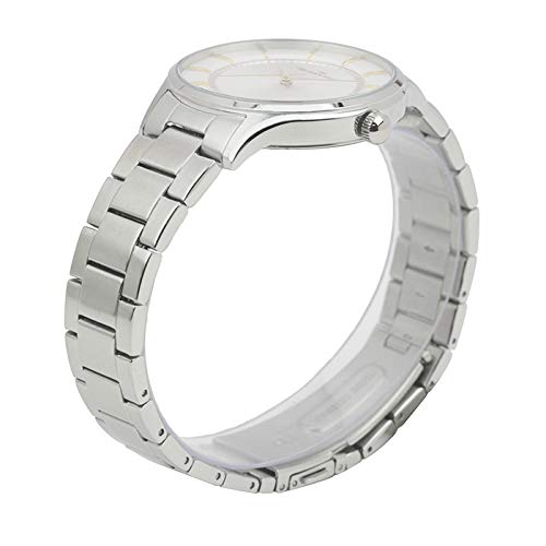 Clock Business Formal Analog Waterproof Watch Stylish Silver [The House] MBF5001-WH1A Men's