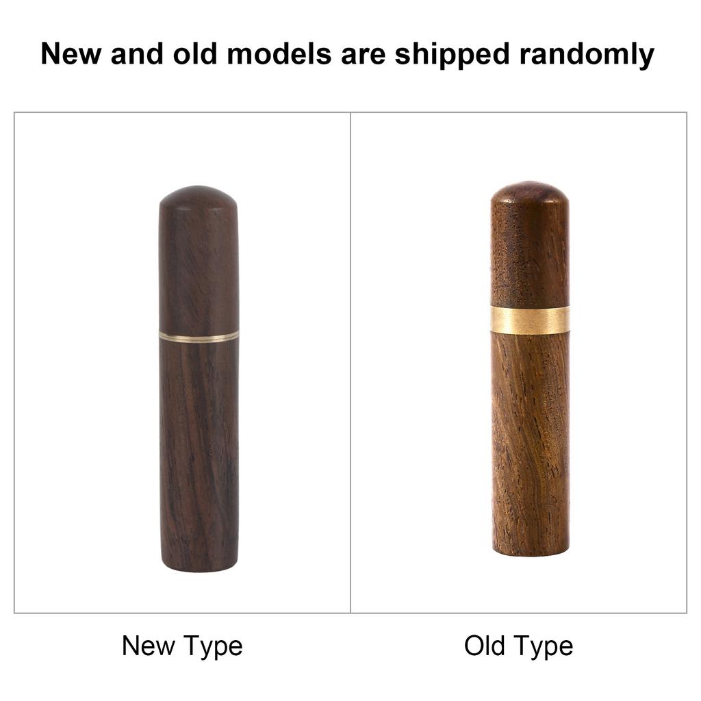 Natural Wood Toothpick Holder Capsule Case Portable   Craft (Blackwood)