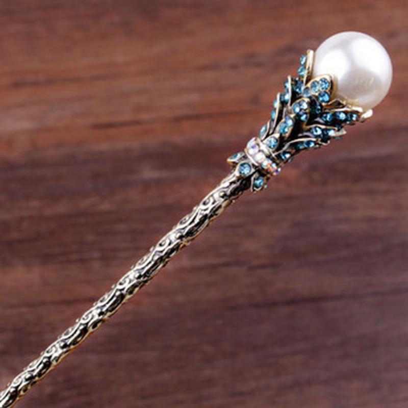 Hairpin Children's Ancient Style Hair Accessories Simple Versatile Retro Pan Hair Pin Ancient Hanfu Headwear Pin Pan for Women