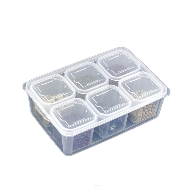 Commercial Grade 6-Compartment Food Storage Box