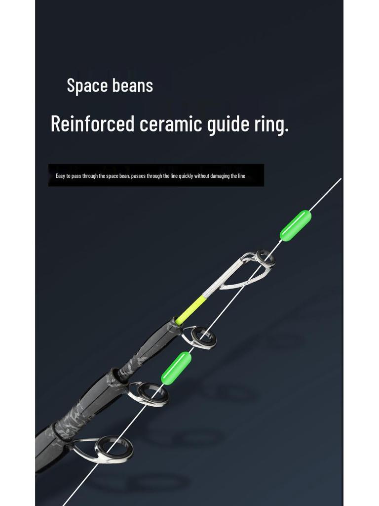 Children's Ultra-Short Portable Sea Rock Lure Fishing Rod Set with Guides for Long-Distance Casting