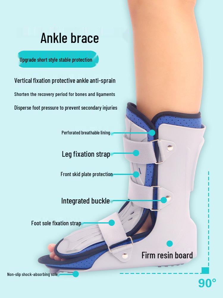 Postoperative Ankle Brace & Achilles Tendon Support Shoe