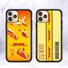 D-DHL-L logo PC+TPU Shockproof Protective Phone Case For iPhone17 14 15 16 Pro max 13 12 11 17 Air