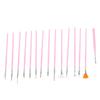 15pcs Professional Nail Art Brush Set DIY Nylon Hair Nail Liner Drawing Painting Brush