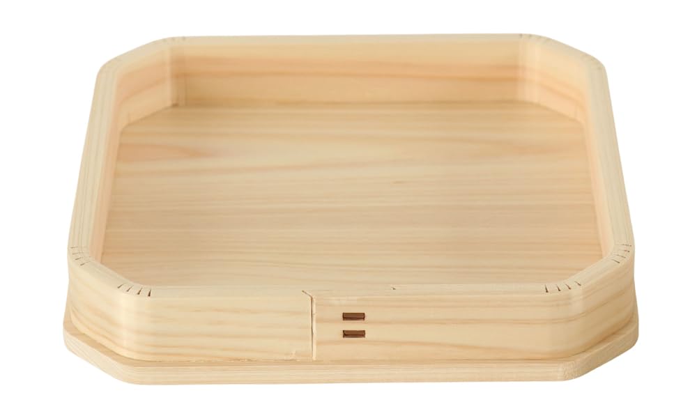 6.0-inch folding tray (hinoki wood) for use as a sanpo (three-treasure altar), kamidana (shrine), kagami mochi (rice cake), offerings, altar, and