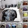 Luxurious 3d Bed Sheet Set With Vibrant Digital Print Soft Polyester Fabric For Queen Size Beds