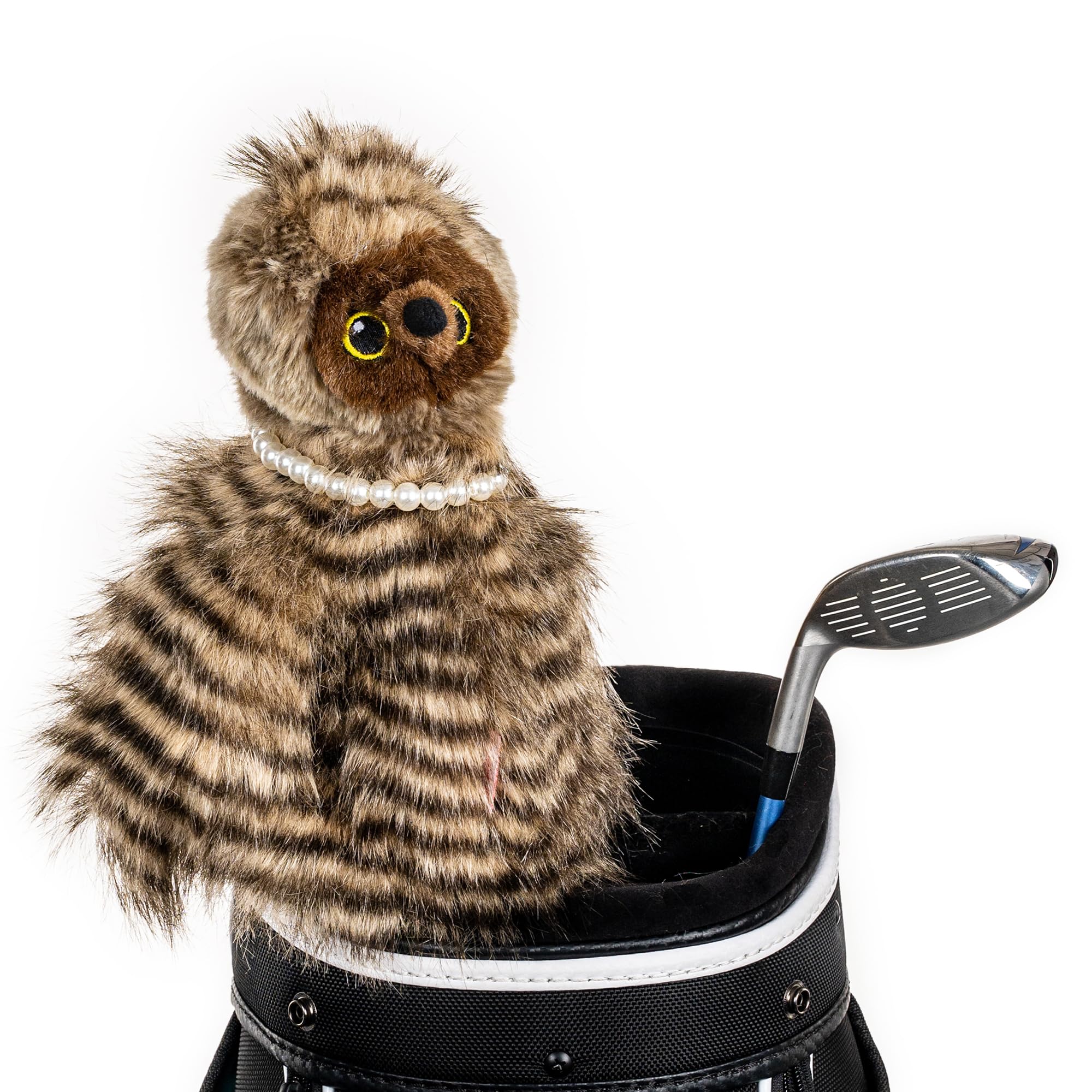 

Головные чехлы Daphne Owl Премиальные головные чехлы для гибридных и fairway wood Забавные чехлы для клюшек для гольфа Стильная защита для ваших клюшек Гольф-снаряжение