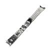 19mm/20mm Day-Date Style Steel Strap for Seiko 5 Sxns80, Snxs79, Snxs79k, Snxs77k, Snxs73 Watch Wristband Bracelet Replacement Part (Silver, 19mm)