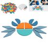 Wooden Pattern Blocks Set Geometric Shape Puzzle Educational Jigsaw Puzzle ToyJigsaw Puzzle Toy